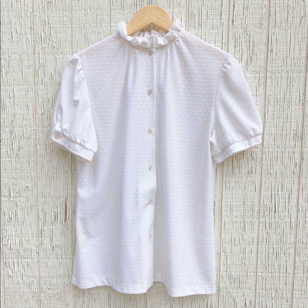 White Button-up Blouse